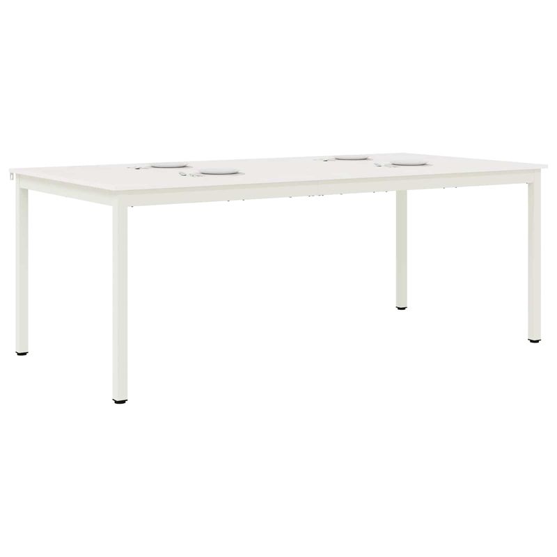Casa si Gradina - Mobilier - Mese si birouri - Mese bucatarie si dining - Masa de dining Alb 200 x 100 x 75 cm Lemn de pin masiv - Infinity.ro