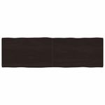 Casa si Gradina - Mobilier - Feronerie si accesorii mobila - Blat masa, 200x60x4 cm, gri, lemn stejar tratat contur organic - Infinity.ro