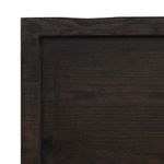 Casa si Gradina - Mobilier - Feronerie si accesorii mobila - Blat masa, 200x60x4 cm, gri, lemn stejar tratat contur organic - Infinity.ro