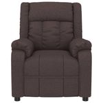 Ingrijire personala si Cosmetice - Sanatate si wellness - Articole wellness - Fotolii de masaj - Scaun de masaj Manual Maro inchis 82 x 93 x 96 cm tesatura - Infinity.ro