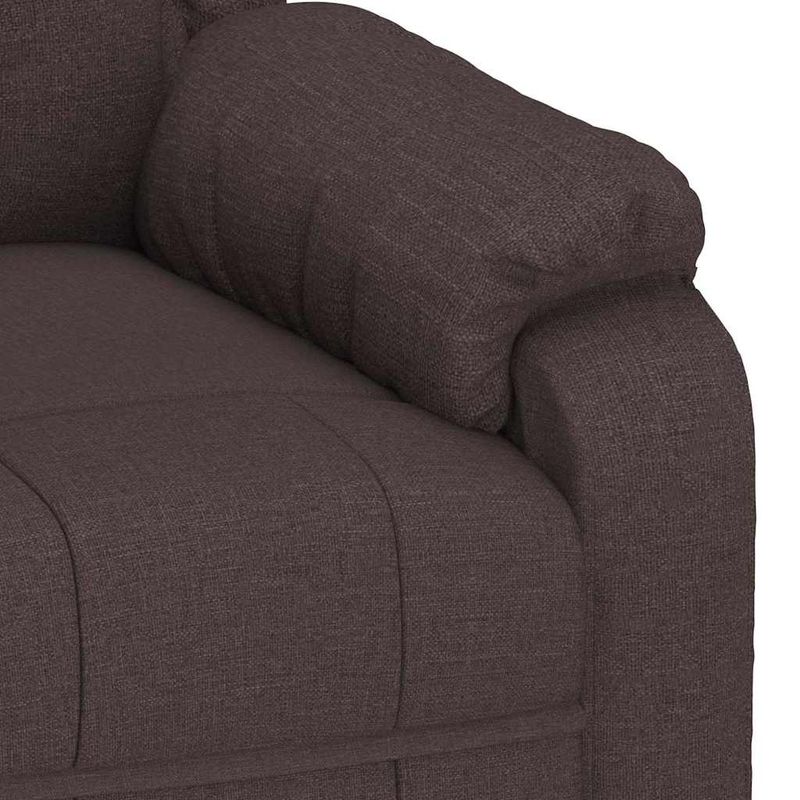 Ingrijire personala si Cosmetice - Sanatate si wellness - Articole wellness - Fotolii de masaj - Scaun de masaj Manual Maro inchis 82 x 93 x 96 cm tesatura - Infinity.ro