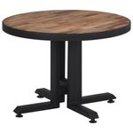 Casa si Gradina - Mobilier - Mese si birouri - Masute de cafea - Masuta de cafea rotunda, Ø55x40 cm, lemn masiv de tec reciclat - Infinity.ro