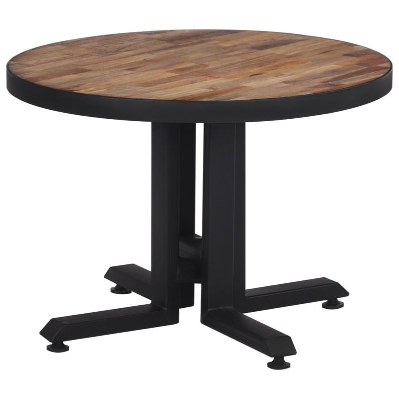 Casa si Gradina - Mobilier - Mese si birouri - Masute de cafea - Masuta de cafea rotunda, Ø55x40 cm, lemn masiv de tec reciclat - Infinity.ro