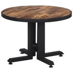 Casa si Gradina - Mobilier - Mese si birouri - Masute de cafea - Masuta de cafea rotunda, Ø55x40 cm, lemn masiv de tec reciclat - Infinity.ro
