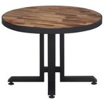 Casa si Gradina - Mobilier - Mese si birouri - Masute de cafea - Masuta de cafea rotunda, Ø55x40 cm, lemn masiv de tec reciclat - Infinity.ro