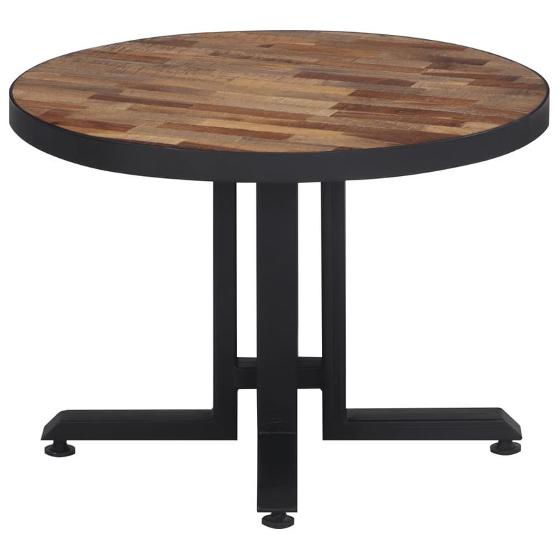 Casa si Gradina - Mobilier - Mese si birouri - Masute de cafea - Masuta de cafea rotunda, Ø55x40 cm, lemn masiv de tec reciclat - Infinity.ro