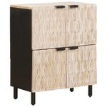 Casa si Gradina - Mobilier - Dulapuri si sifoniere - Dulapuri - Bufet Finisaj Alb Spalat 60 x 33,5 x 75 cm Lemn de mango solid - Infinity.ro