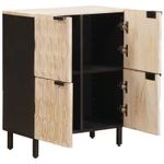 Casa si Gradina - Mobilier - Dulapuri si sifoniere - Dulapuri - Bufet Finisaj Alb Spalat 60 x 33,5 x 75 cm Lemn de mango solid - Infinity.ro