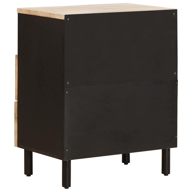 Casa si Gradina - Mobilier - Comode si corpuri - Noptiere - Dulap de noapte Alb 50 x 33 x 60 cm Lemn de mango solid - Infinity.ro