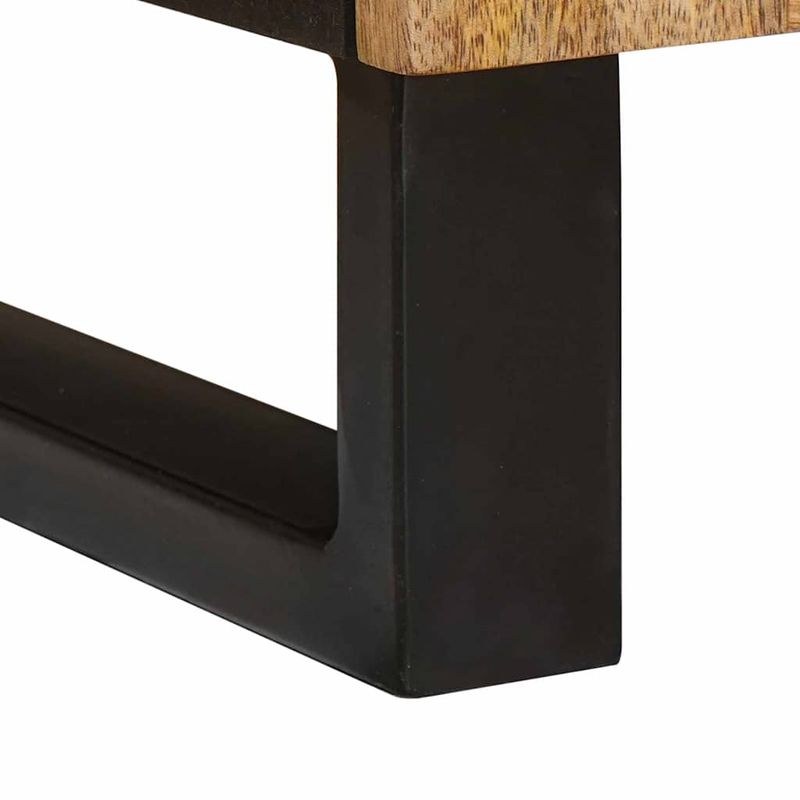Casa si Gradina - Mobilier - Comode si corpuri - Noptiere - Dulap de noapte natural 40 x 33,5 x 46 cm Lemn de mango solid - Infinity.ro
