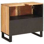 Casa si Gradina - Mobilier - Mobilier baie - Comode baie - Dulap pentru Chiuveta de Baie cu raft Maro 62 x 33 x 58 cm - Infinity.ro