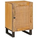 Casa si Gradina - Mobilier - Mobilier baie - Comode baie - Dulap de Baie cu raft Maro 38 x 33 x 58 cm Lemn de mango solid - Infinity.ro
