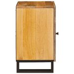 Casa si Gradina - Mobilier - Mobilier baie - Comode baie - Dulap de Baie cu raft Maro 38 x 33 x 58 cm Lemn de mango solid - Infinity.ro