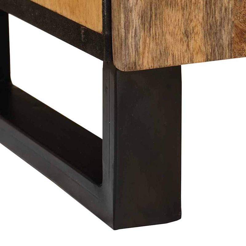 Casa si Gradina - Mobilier - Mobilier baie - Comode baie - Dulap de Baie cu raft Maro 38 x 33 x 58 cm Lemn de mango solid - Infinity.ro