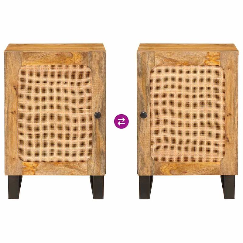 Casa si Gradina - Mobilier - Mobilier baie - Comode baie - Dulap de Baie cu raft Maro 38 x 33 x 58 cm Lemn de mango solid - Infinity.ro
