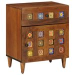 Casa si Gradina - Mobilier - Comode si corpuri - Noptiere - Dulap de noapte Maro 50 x 33 x 60 cm Lemn de mango solid - Infinity.ro