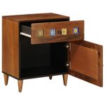 Casa si Gradina - Mobilier - Comode si corpuri - Noptiere - Dulap de noapte Maro 50 x 33 x 60 cm Lemn de mango solid - Infinity.ro