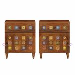 Casa si Gradina - Mobilier - Comode si corpuri - Noptiere - Dulap de noapte Maro 50 x 33 x 60 cm Lemn de mango solid - Infinity.ro