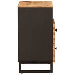 Casa si Gradina - Mobilier - Comode si corpuri - Noptiere - Dulap pentru pat Maro 58 x 36.5 x 21 cm Lemn de mango solid - Infinity.ro