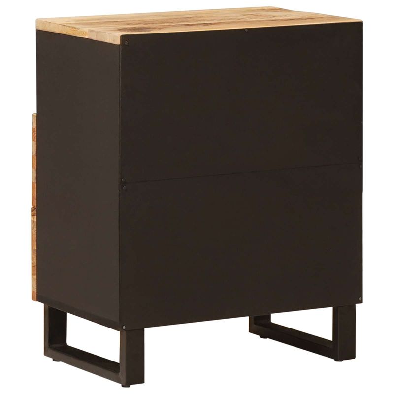 Casa si Gradina - Mobilier - Comode si corpuri - Noptiere - Dulap pentru pat Maro 58 x 36.5 x 21 cm Lemn de mango solid - Infinity.ro