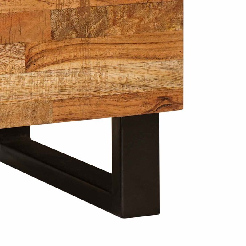 Casa si Gradina - Mobilier - Comode si corpuri - Noptiere - Dulap pentru pat Maro 58 x 36.5 x 21 cm Lemn de mango solid - Infinity.ro