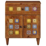 Casa si Gradina - Mobilier - Comode si corpuri - Noptiere - Dulap de noapte Maro 50 x 33 x 60 cm Lemn de mango solid - Infinity.ro