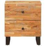 Casa si Gradina - Mobilier - Comode si corpuri - Noptiere - Dulap de noapte cu sertar 2 pcs Maro 40 x 33,5 x 46 cm - Infinity.ro