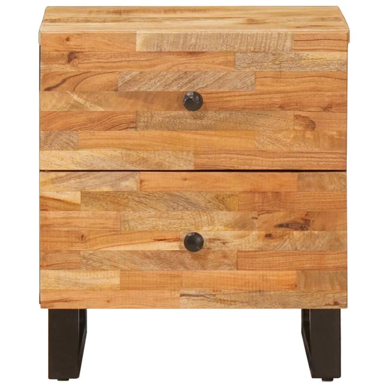 Casa si Gradina - Mobilier - Comode si corpuri - Noptiere - Dulap de noapte cu sertar 2 pcs Maro 40 x 33,5 x 46 cm - Infinity.ro