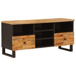 Casa si Gradina - Mobilier - Comode si corpuri - Comode - Cabinet TV Corona Maro 100 x 33,5 x 46 cm Lemn de mango solid - Infinity.ro