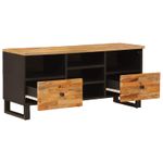 Casa si Gradina - Mobilier - Comode si corpuri - Comode - Cabinet TV Corona Maro 100 x 33,5 x 46 cm Lemn de mango solid - Infinity.ro
