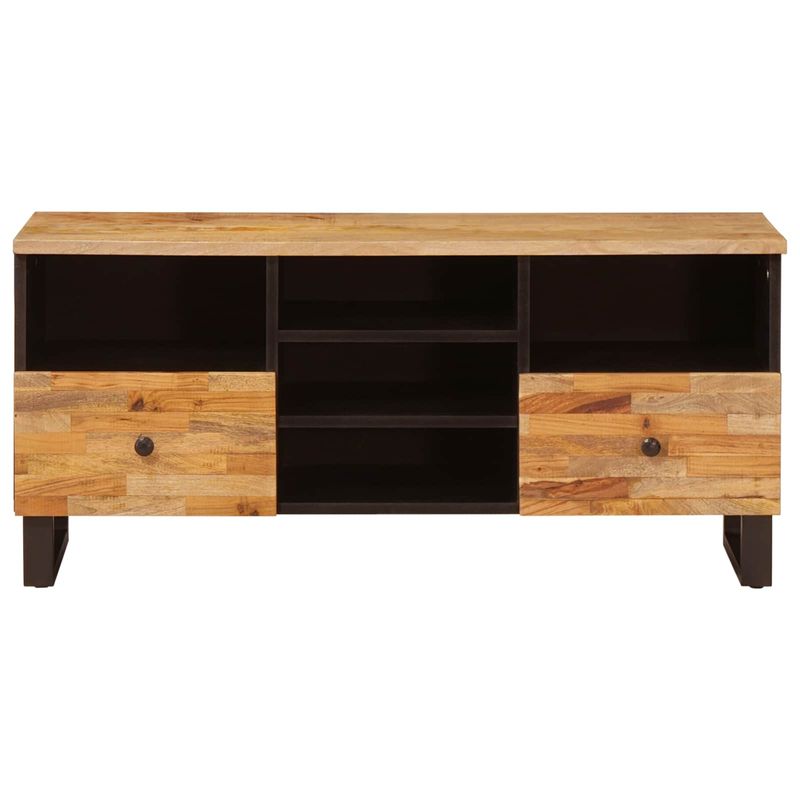 Casa si Gradina - Mobilier - Comode si corpuri - Comode - Cabinet TV Corona Maro 100 x 33,5 x 46 cm Lemn de mango solid - Infinity.ro