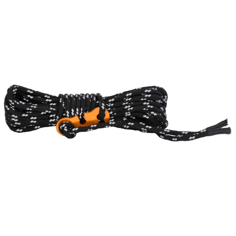 Sport si Outdoor - Camping - Accesorii corturi - Funie pentru cort cu chei reflectorizante, 8 buc., 4 m, 4 mm - Infinity.ro