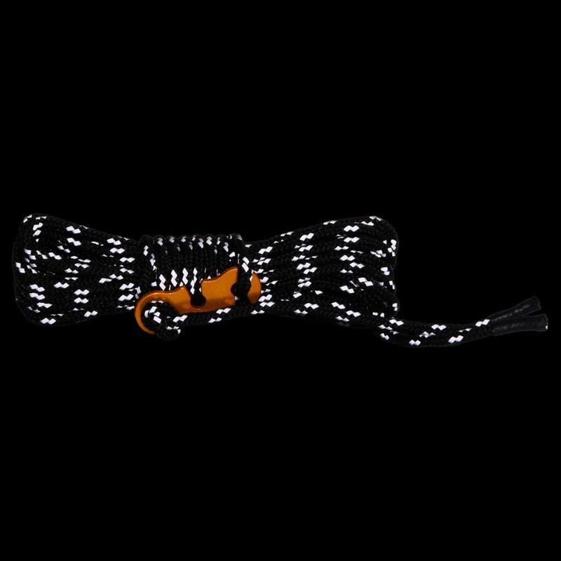 Sport si Outdoor - Camping - Accesorii corturi - Funie pentru cort cu chei reflectorizante, 8 buc., 4 m, 4 mm - Infinity.ro
