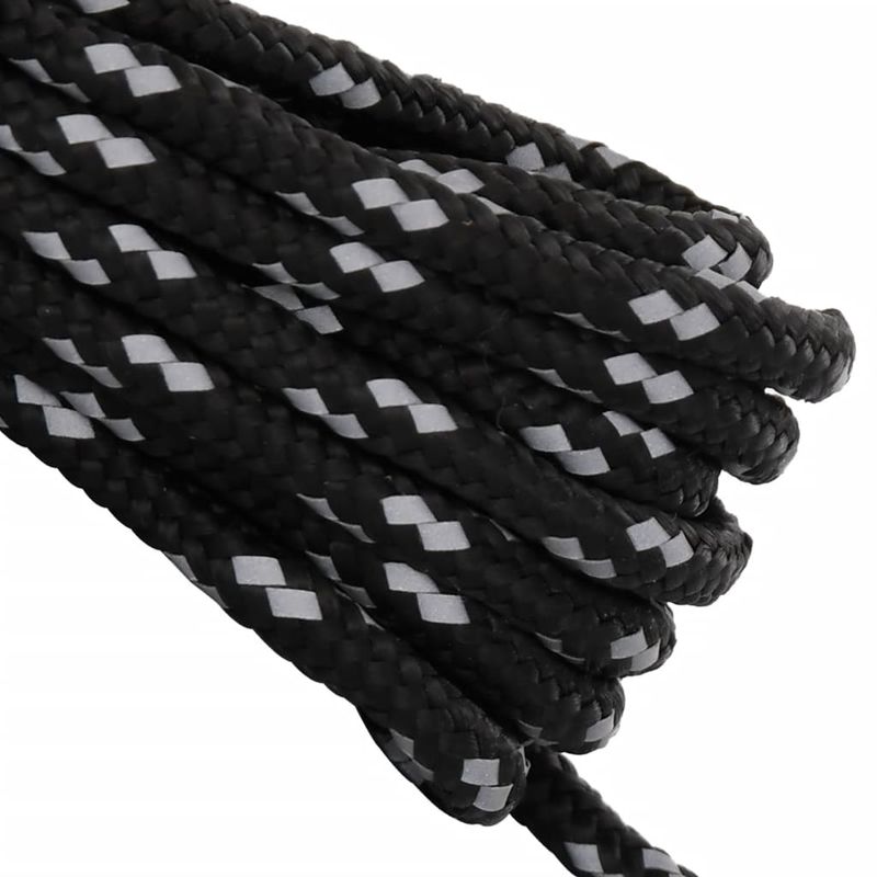 Sport si Outdoor - Camping - Accesorii corturi - Funie pentru cort cu chei reflectorizante, 8 buc., 4 m, 4 mm - Infinity.ro
