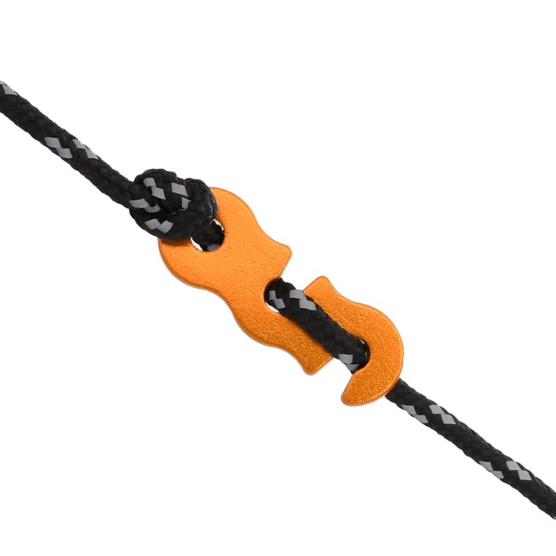 Sport si Outdoor - Camping - Accesorii corturi - Funie pentru cort cu chei reflectorizante, 8 buc., 4 m, 4 mm - Infinity.ro