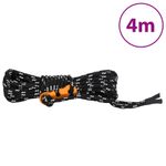 Sport si Outdoor - Camping - Accesorii corturi - Funie pentru cort cu chei reflectorizante, 8 buc., 4 m, 4 mm - Infinity.ro