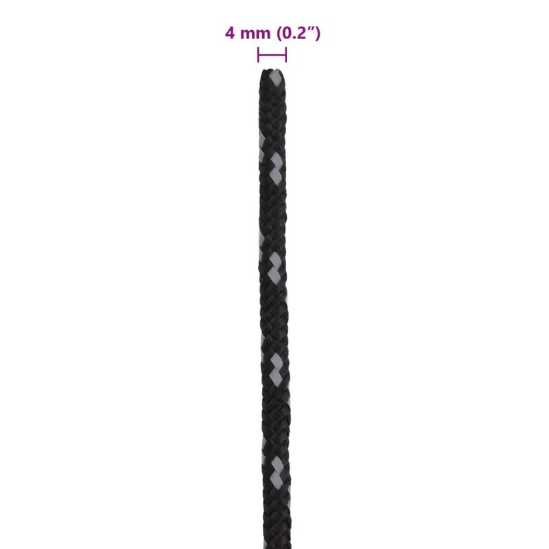 Sport si Outdoor - Camping - Accesorii corturi - Funie pentru cort cu chei reflectorizante, 8 buc., 4 m, 4 mm - Infinity.ro
