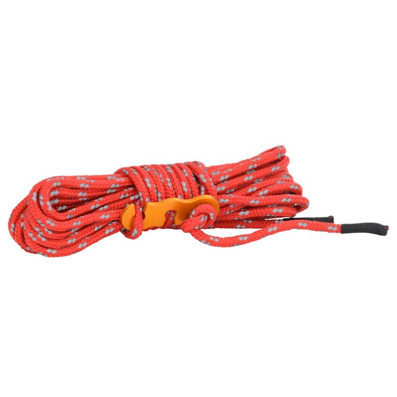 Sport si Outdoor - Camping - Accesorii corturi - Funie pentru cort cu chei reflectorizante, 8 buc., 4 m, 4 mm - Infinity.ro