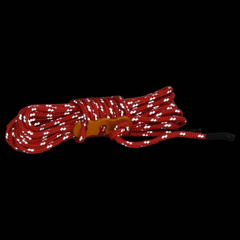 Sport si Outdoor - Camping - Accesorii corturi - Funie pentru cort cu chei reflectorizante, 8 buc., 4 m, 4 mm - Infinity.ro