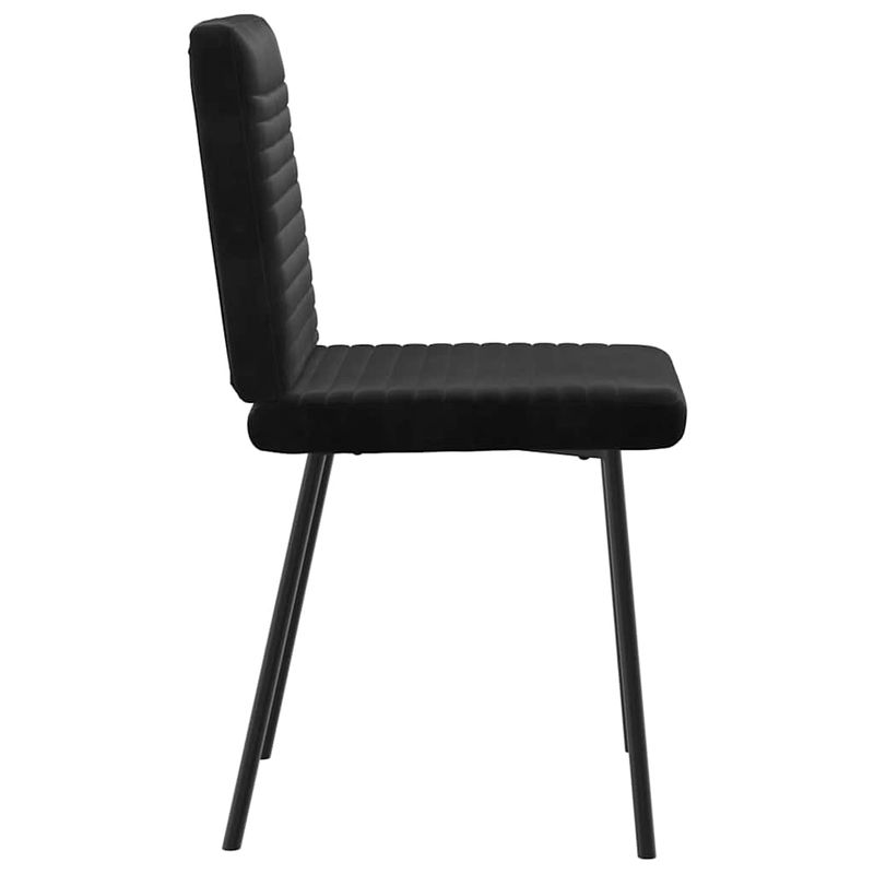 Casa si Gradina - Mobilier - Scaune si fotolii - Scaune - Scaune de bucatarie, 2 buc., negru, catifea - Infinity.ro