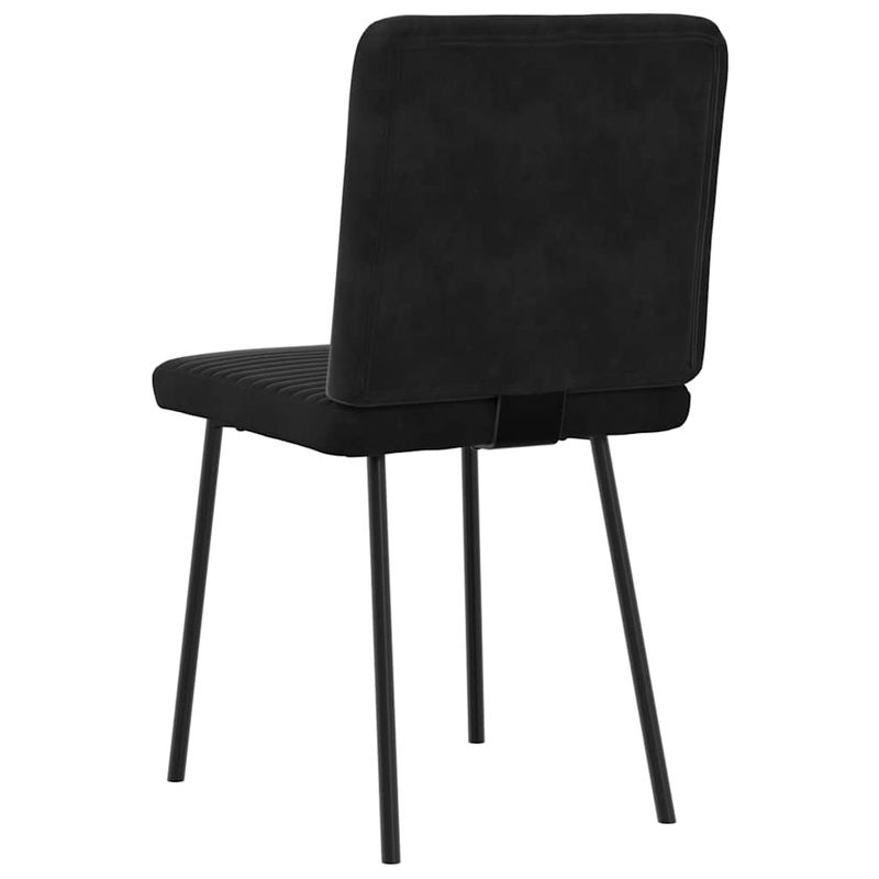 Casa si Gradina - Mobilier - Scaune si fotolii - Scaune - Scaune de bucatarie, 2 buc., negru, catifea - Infinity.ro