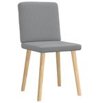 Casa si Gradina - Mobilier - Scaune si fotolii - Scaune - Scaune de bucatarie, 2 buc., gri deschis, material textil - Infinity.ro