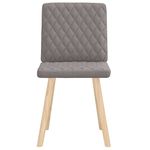 Casa si Gradina - Mobilier - Scaune si fotolii - Scaune - Scaune de bucatarie, 2 buc., gri taupe, material textil - Infinity.ro
