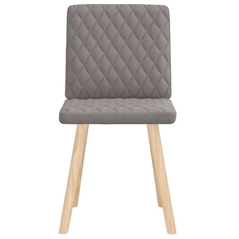 Casa si Gradina - Mobilier - Scaune si fotolii - Scaune - Scaune de bucatarie, 2 buc., gri taupe, material textil - Infinity.ro