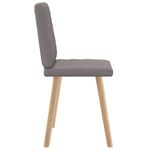 Casa si Gradina - Mobilier - Scaune si fotolii - Scaune - Scaune de bucatarie, 2 buc., gri taupe, material textil - Infinity.ro