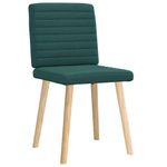 Casa si Gradina - Mobilier - Scaune si fotolii - Scaune - Scaune de bucatarie, 2 buc., verde inchis, material textil - Infinity.ro