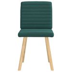 Casa si Gradina - Mobilier - Scaune si fotolii - Scaune - Scaune de bucatarie, 2 buc., verde inchis, material textil - Infinity.ro