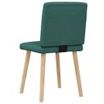 Casa si Gradina - Mobilier - Scaune si fotolii - Scaune - Scaune de bucatarie, 2 buc., verde inchis, material textil - Infinity.ro