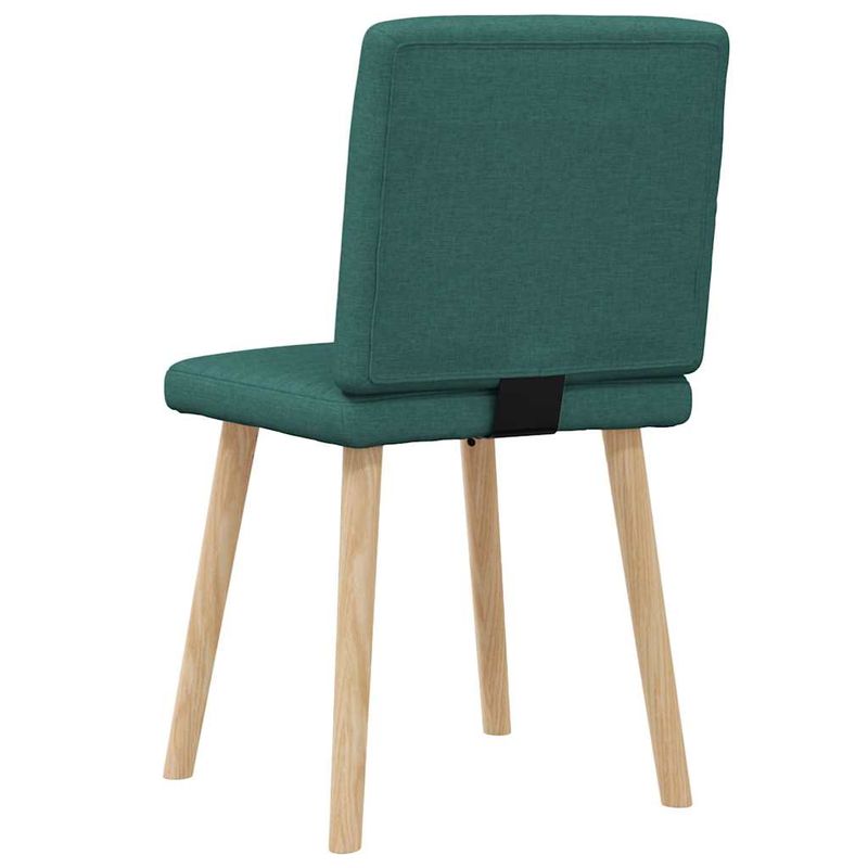 Casa si Gradina - Mobilier - Scaune si fotolii - Scaune - Scaune de bucatarie, 2 buc., verde inchis, material textil - Infinity.ro