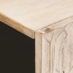 Casa si Gradina - Mobilier - Dulapuri si sifoniere - Dulapuri - Bufet Finisaj Alb Spalat 90 x 33,5 x 75 cm Lemn de mango solid - Infinity.ro